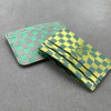 Checkerboard  Eco Leather Credit Card Holder