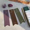  Personalised Star Sign / Constellation Recycled Leather Bookmark