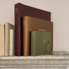 Large Library Look Personalised Photo Album Recycled Leather Album