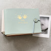  Small Recycled Leather Baby Hand Print Photo Album