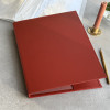 A4 Recycled Leather Hardback Cover for Plastic Sleeves Binder