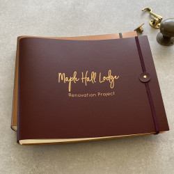 Photo Album Crafted From Recycled Leather with Relaxed Vibe