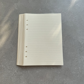 A5 Lined Paper