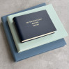 Small Hardback Recycled Leather Library Look Photo Album  by undercover